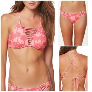 O’Neill ‘Palm’ Strappy Bikini Set